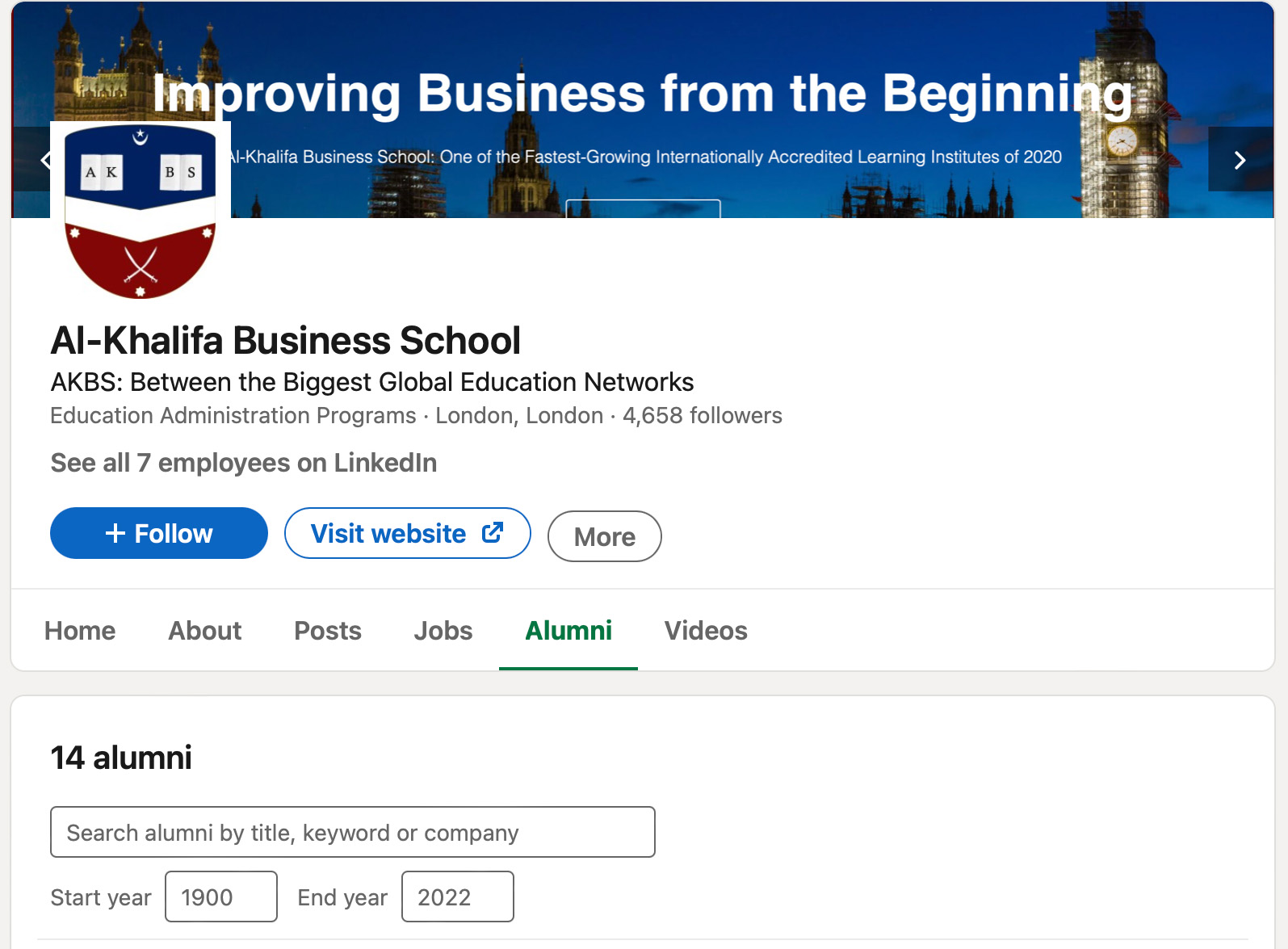 Al-Khalifa alumni list